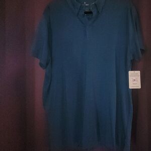 2 Tommy John Classic Blue Polo Shirt And Grey Polo